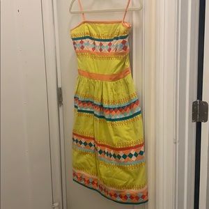 Anthropologie Leifsdottir Strapless Dress